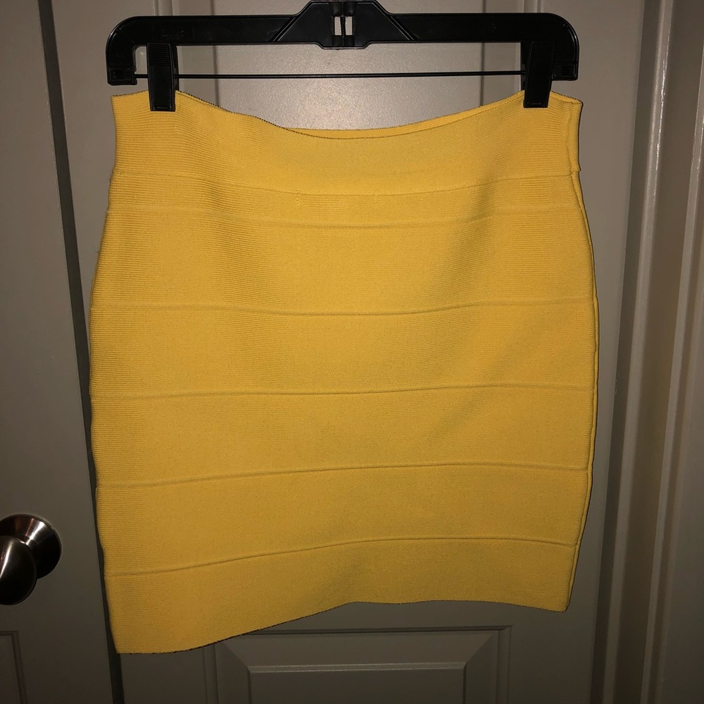 Yellow Romeo & Juliet Bandage Skirt